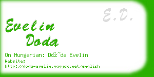 evelin doda business card